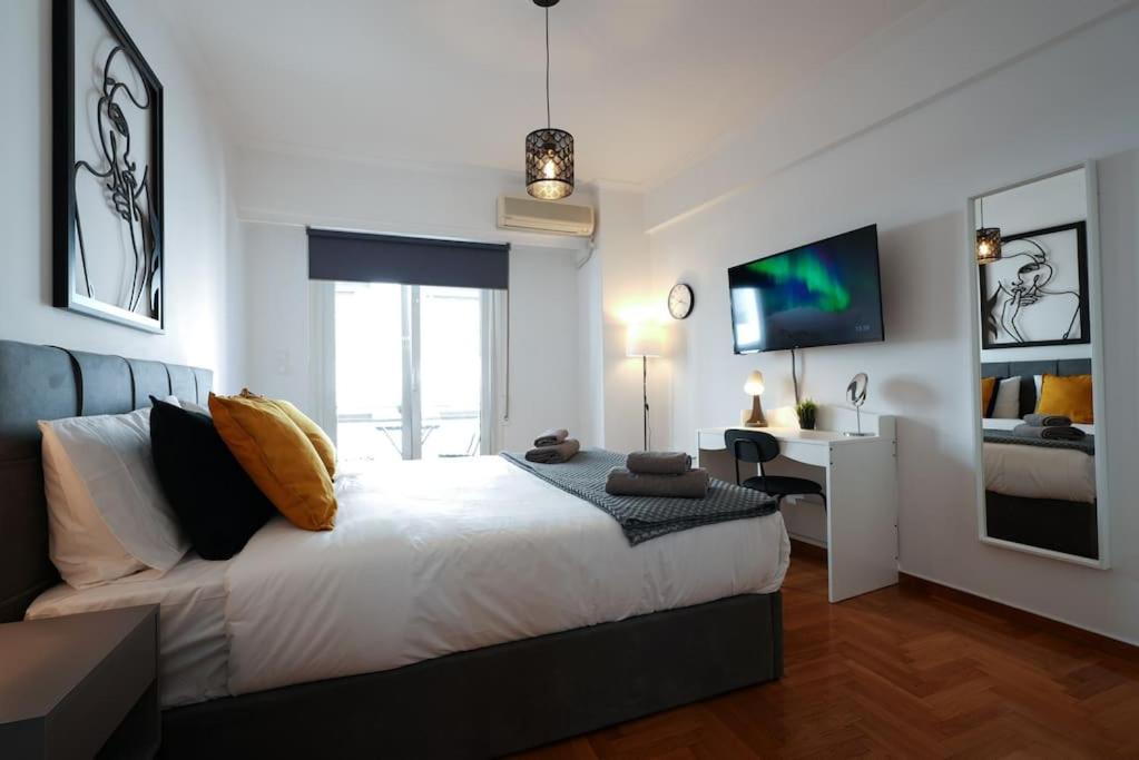 אתונה Syntagma Square, 70Sqm Pentelis Sunny Apartment מראה חיצוני תמונה